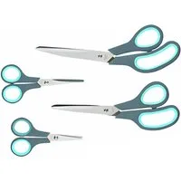 *Alpina* Scheren-Set SCHEREN SET 4-tlg. aus Edelstahl Scherenset Textilschere Schere 26, (4-tlg), Stoffschere Bastelschere Haushaltsschere Handarbeitsschere