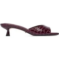 DeeZee Deezee Damen Flip-Flops Burgund DeeZee-CEO-TS6253-01 Burgund Badepantolette