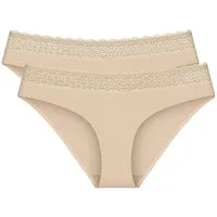 Triumph Tai-Slip Feel of Modal (2er Pack) seidig-weich, Spitzenbund