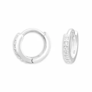 Creolen Ohrringe aus 925 Silber