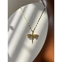 Medusa Accessoires Charm-Kette Libellen Halskette