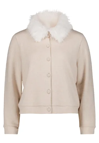 CARTOON - Shirtjacke Light Beige Melange - Gr. - 38