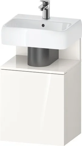 Duravit Qatego Waschtischunterbau wandhängend Weiß Hochglanz 440x350x645 mm - QA4076L22220000 QA4076L22220000