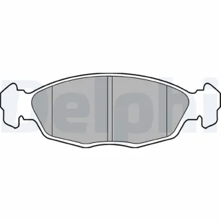 Delphi Bremsbel?ge vorne Chevrolet Daewoo Jaguar Opel