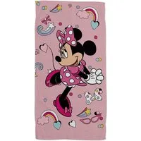 Disney Minnie Mouse Strandtuch Weiches Strandtuch – Saugstarkes Badehandtuch 70x140 cm