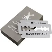 MÜHLE Rasierklingen Rasierklingen 10 Stück aus rostfreiem Stahl, 10-tlg., Mittlere Schärfe K1