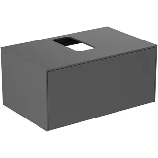Ideal Standard Waschtischplatte Conca ohne Ausschnitt 802x505mm Anthrazit, TF059Y2 TF059Y2