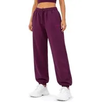 Smilodox Jogginghose Elura, Trainingshose Damen Tapered Fit, Sweatpants mit Tunnelzug Elastischer Bund, Kordelzug, Logo, Gym & Homewear