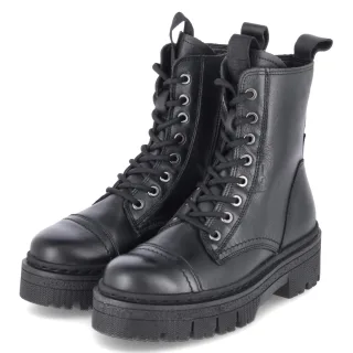 Tamaris Schnürboots  Schwarz - Gr. 40 -  Textil