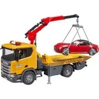 Scania Super 560R Abschlepp-LKW mit Light & Sound Modul und Roadster, Modellfahrzeug