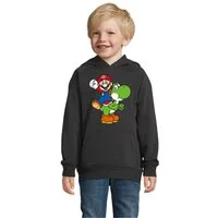 Blondie & Brownie Hoodie Kinder Yoshi & Mario Konsole Super Retro Luigi Kinder Hoodie Yoshi Mario Luigi Konsole Super Retro Gaming