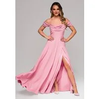 OMBRE Abendkleid Elegantes Off-Shoulder Abendkleid