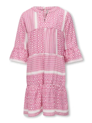 KIDS ONLY - KOGALBERTE LIFE 3/4 DRESS PTM fuchsia pink - Gr. - 158