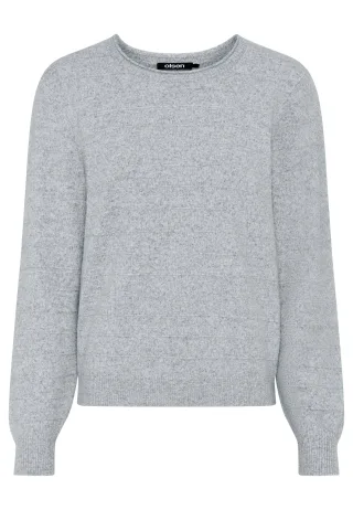 Olsen - Pullover Long Sleeves pearl grey mel. - Gr. - 40
