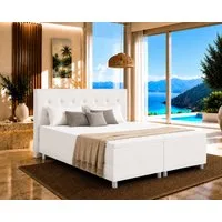 Best for Home Boxbett Neo Sawana Komfortable Bonellfederkernmatratze mit 5 cm Topper (Komplettbett, 4-St., 90x200 120x200 140x200 160x200 180x200 200x200), 7-Zonen-Bonnellfederkernmatratze, ergonomischer Schlafkomfort
