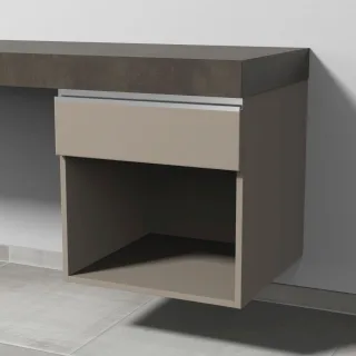 Sanipa Anbau-/Solitärschrank 2morrow (L2353) 510x500x520 Sandgrau-Matt, L235367 L235367