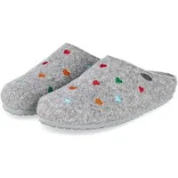SUPERSOFT Supersoft Pantoffeln 522408000/298 Damen Filz grey Pantolette