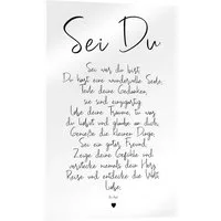 Posterlounge Wandbild Sei Du - ein Gedicht, Ohkimiko, erhältlich als Poster, Leinwandbild, Wandsticker oder Acrylglasbild