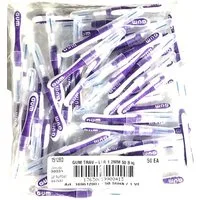 GUM Interdentalbürsten GUM TRAV-LER Interdentalbürsten violett 1,2mm - 50 Stück im Beutel