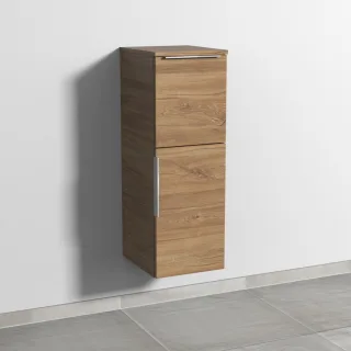 Sanipa 3way Mittelschrank mit 1 Tür und 1 Auszug, Eiche-Kansas, UM12559 UM12559