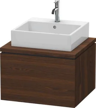 Duravit L-Cube Konsolenwaschtischunterbau wandhängend Nussbaum gebürstet Matt 620x547x400 mm - LC581 LC581006969