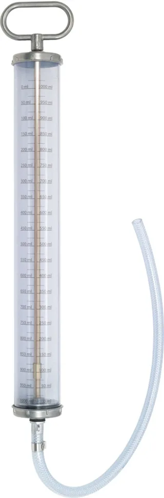 KS Tools Dosierhandpumpe PVC, 1,0 Liter - 150.9250