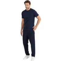 COMEOR Pyjama COMEOR Herren Pyjama Set 2-teilig – Kurzarm T-Shirt & lange Hose mit elastischem Bund, 2-teiliges Set, mit Seitentaschen