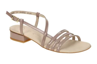 Paul Green Damen Sandalette 7621-16 rosewood Echtleder Riemchensandalen super...