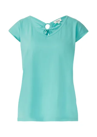 s.Oliver - T-Shirt türkis - Gr. - 36