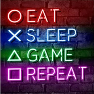 Glasbild GAME REPEAT III