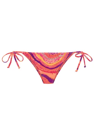 LASCANA - Bruno Banani LM Bikinihose knapp red-plum - Gr. - 38
