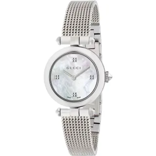 Gucci YA141504 Diamantissima Perlmutt Damenuhr