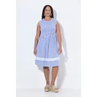 Angel of Style Jerseykleid Smok-Kleid ärmellose A-Linie Smok-Oberteil