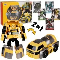 Mega Creative Spielzeug-Auto 2in1 Auto-Roboter gelb, transformierbares Spielzeug 3+ MEGA CREATIVE