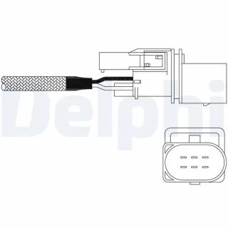 Delphi Lambdasonde vor Katalysator Audi A2 Skoda Fabia Octavia VW Bora Caddy Golf