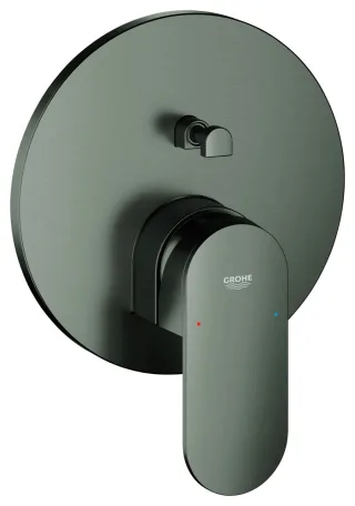 GROHE Einhand-Wannenbatterie Plus 24060_4, FMS f. Rapido SmartBox hard graphite gb., 24060AL4 24060AL4