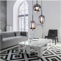 GLOBO LIGHTING Hängeleuchte, Leuchtmittel nicht inklusive, Hängeleuchte Wohnzimmer Pendellampe Designleuchte