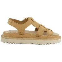 Paul Green Paul Green - Soft Velour Dakar - Braun Sandalette