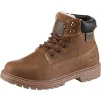 Dockers by Gerli Schnürboots Worker Boots, Schnürboots mit Schaftrandpolsterung