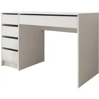 MIRJAN24 Schminktisch Ada (mit 5 Schubladen), Schreibtisch ist universell - Links / Rechts, Griffloses System