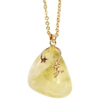 Firetti Kette mit Anhänger Schmuck Geschenk Halsschmuck Anker/Halskette Sternzeichen Geburtsstein, Made in Germany - mit Edelstein