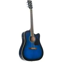 Ibanez Westerngitarre, Performance PF15ECE-TBS Transparent Blue Sunburst, Westerngitarren, Dreadnought Gitarren, PF15ECE-TBS Transparent Blue Sunburst - Westerngitarre