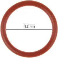 Piebert Dichtungsring Philips Saeco Brühkolbendichtung Silikon Innen 32mm für Kaffeevollauto