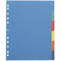 Otto Office Premium Aktenordner, Register blanko, DIN A4, 6-tlg., Kunststoff