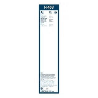 Bosch Scheibenwischer hinten Chrysler Citroen Dodge