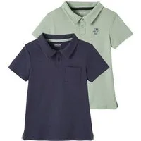 vertbaudet Poloshirt Jungen Poloshirts, Kurzarm 2er-Pack