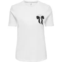 ONLY Kurzarmshirt ONLKITA S/S LUXE JRS NOOS Baumwolle, regular fit