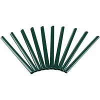 Feel2Home Sichtschutzstreifen 10-50 Stück Klemmschienen Befestigung PVC Zaunfolie Sichtschutz, (50-teilig, 50-teilig), Witterungsbeständig