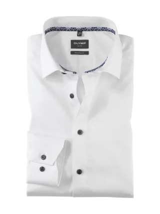OLYMP - Modern Fit: Businesshemd weiß - Gr. - 40