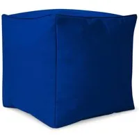 Green Bean Sitzsack Sitzsack-Hocker Pouf Cube 40x40x40cm (Hocker 40x40x40cm mit EPS-Perlen Füllung, Fußhocker Fußkissen Sitz-Pouf für Sitzsäcke), Bodenkissen für Kinder und Erwachsene - Sitzkissen Sitzhocker